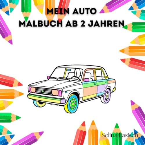 Buchcover: Mein Auto Malbuch