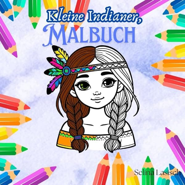 Buchcover: Kleine Indianer Malbuch